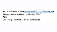 Decathlon | Phishingmail Winactie 2/2