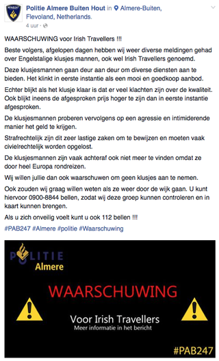 Waarschuwing voor Engelstalige klusjesmannen