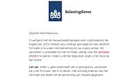 Phishingbericht namens de Belastingdienst 1/2 | Bron: Fraudehelpdesk