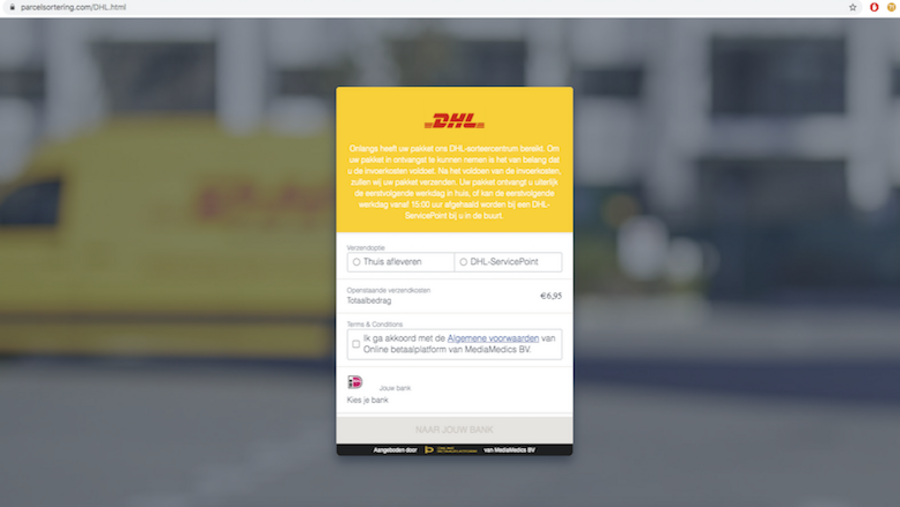 Nepsite DHL