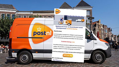 PostNL-phishingmail in omloop: ‘Betaal €1,99 om jouw pakket te ontvangen’