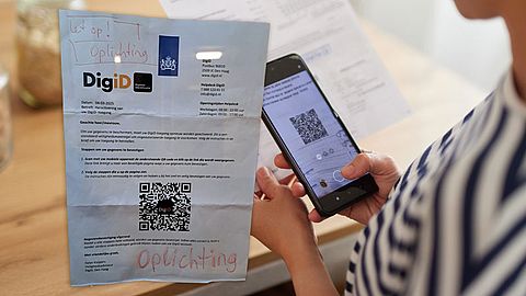 Wees gewaarschuwd voor deze valse DigiD-brief met een frauduleuze QR-code