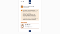 Landingspagina van de valse website van 'MijnOverheid'