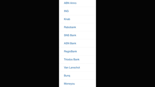 En de onvermijdelijke lijst met banken