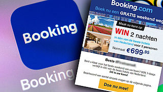 'Gratis weekend weg!' blijkt misleidende winactie uit naam van Booking.com