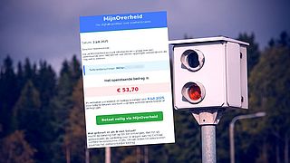 ‘Betaal jouw verkeersboete van €53,70 vóór 6 juli 2025’, schrijven online oplichters namens MijnOverheid