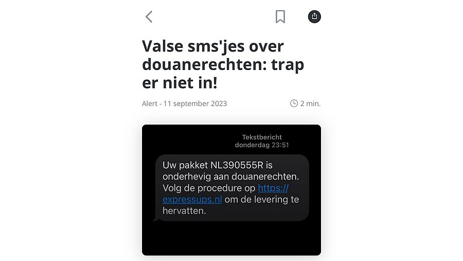 Bericht niet opgeslagen