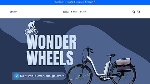 ‘Wonder-wheels.nl’ verkoopt fatbikes en elektrische steps met flinke korting, maar is malafide