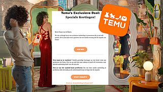 Temu’s ‘exclusieve deal’ is niet zo exclusief als het lijkt: trap niet in deze phishingmail