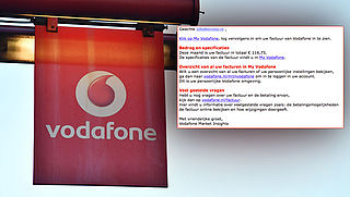 E-mail 'Vodafone' over factuur blijkt phishing