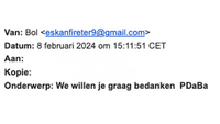Valse mail bol afzender 2/2