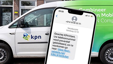 Frauduleuze KPN-sms over ‘preventief blokkeren telefoonnummer’