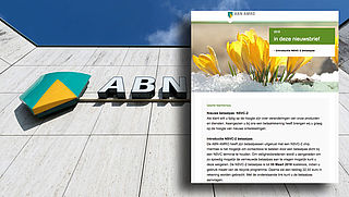 Bericht 'ABN Amro' blijkt bankpasphishing