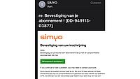 Valse mail Simyo 1/2