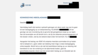Beslaglegging van 'GDW Nederland'