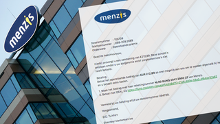 Spookfactuur van zorgverzekeraar 'Menzis' in omloop