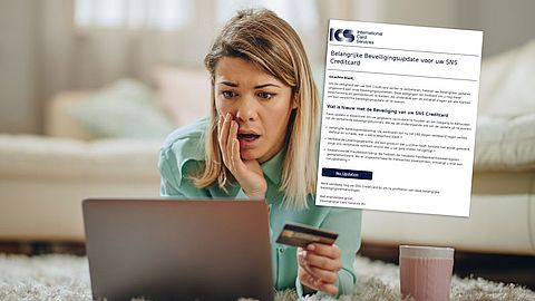 SNS-creditcardhouders opgelet: valse beveiligingsupdate namens ICS in omloop