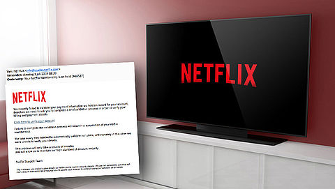 Pas op voor Engelstalige phishingmail 'Netflix'