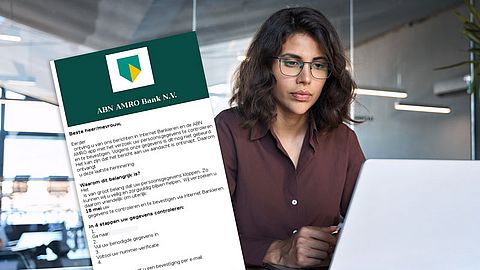 ABN AMRO-klanten wees gewaarschuwd voor phishingmail over jouw persoonsgegevens