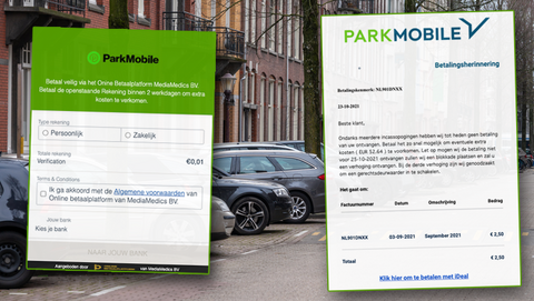 Klanten van Parkmobile zijn doelwit van oplichters: trap niet in phishingmail over openstaande rekening