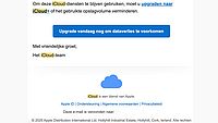 Phishingmail iCloud-opslag 2/2