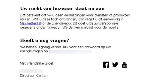 Valse mail Vattenfall 2/2 Bron: Fraudehelpdesk
