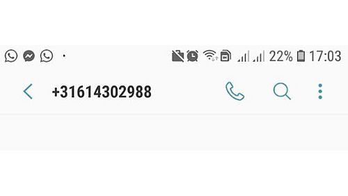 Valse sms namens GGN 2/2