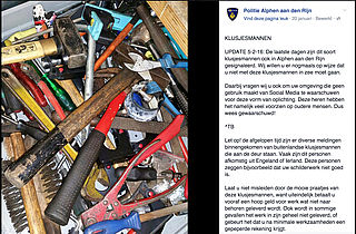 Ierse klussers gesignaleerd in Alphen aan den Rijn