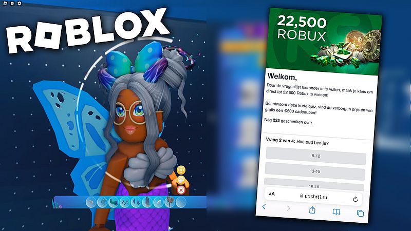 Kinderen opgelicht met winactie voor gameplatform Roblox