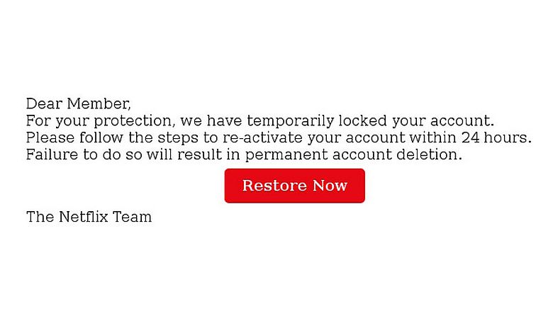 Phishingmail Netflix