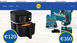 Bestel geen producten van Philips, Makita of Birkenstock bij ‘lidl-voordeelshop.com’