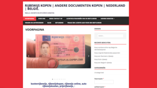 Website biedt rijbewijzen en identiteitskaarten te koop aan