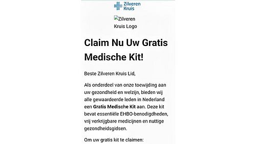 Valse mail namens Zilveren Kruis 1/2