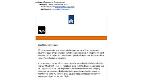 Valse mail DigiD 1/2