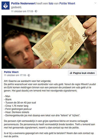 Let op: opnieuw vals geld in omloop