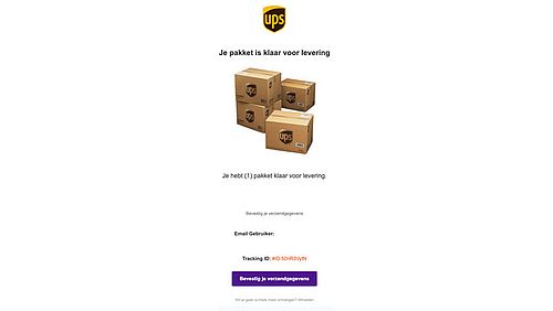 Valse mail namens UPS 1/2