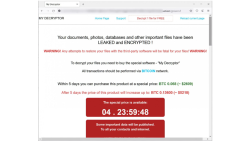 Ransomware 'Magniber' 2. Bron: BleepingComputer