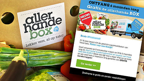 Winactie '6 maanden een Allerhande Box' blijkt misleiding
