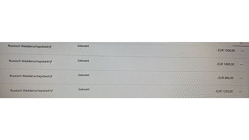 Valse bankafschriften per bank 1/3