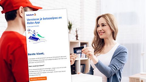 Gevaarlijk nepbericht namens Rabobank: 'Stuur je huidige betaalpas op, want deze vervalt 19 maart'