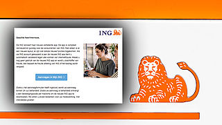 Afzender e-mail 'ING' wil jouw rekening plunderen 