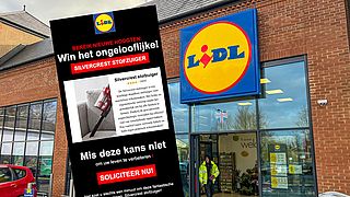 Valse winactie in omloop namens Lidl voor een Silvercrest stofzuiger