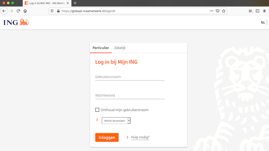 Valse website van 'ING': check de adresbalk