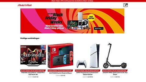 Scoor je Black Friday deals niet bij deze namaak Media Markt webshop