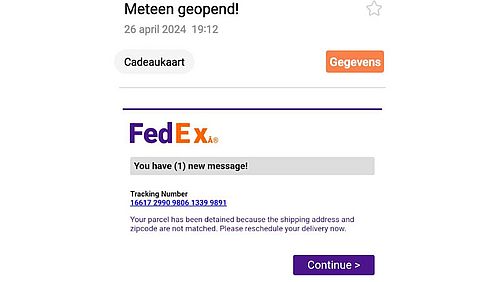 Valse mails FedEx 2/3