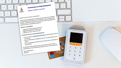 Misleidende Rabobank-mail over verandering in jouw Rabo-betaalpakket