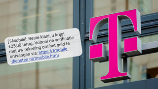 Valse sms namens 'T-Mobile' is phishing: 'Voltooi de verificatie om uw geld terug te ontvangen'