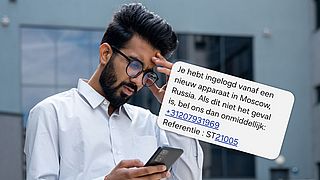 Bel niet naar het nummer in deze valse Bitvavo-sms: ‘Je bent ingelogd vanaf een apparaat in Moscow’