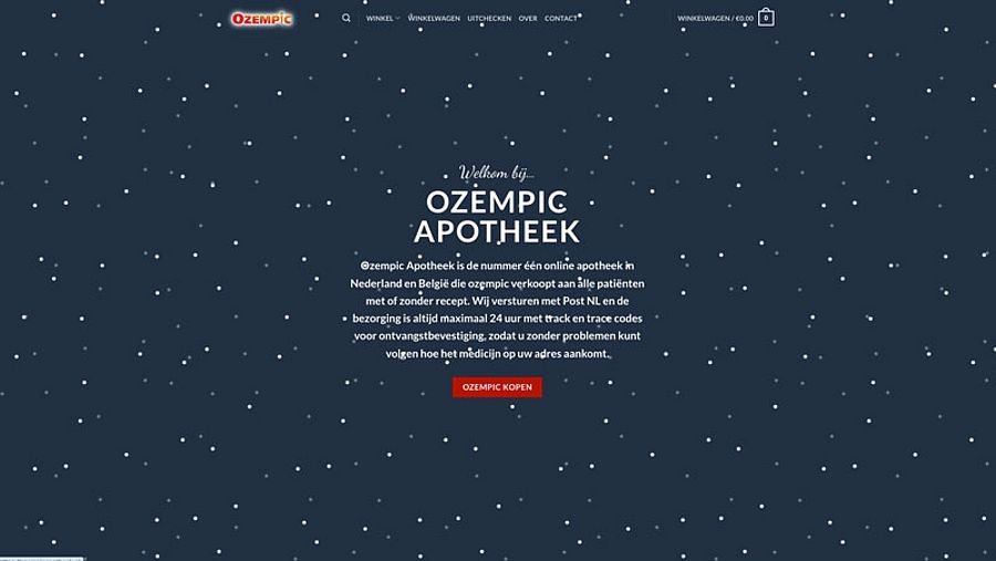 Malafide online Ozempic aanbieder 'ozempic-kopen.nl'
