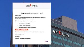 Was jij klant bij SNS Bank? Trap niet in deze nepmail over ‘digipas aanvragen’ door de overgang naar ASN Bank